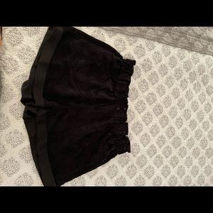 KITTENISH NWT corduroy black paper bag shorts!
